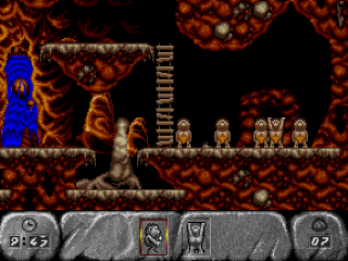 Human Race: The Jurassic Levels screenshot 3 for Amiga